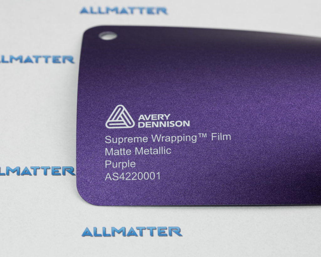 Folia matowa metaliczna w kolorze purpurowym od Avery Dennison